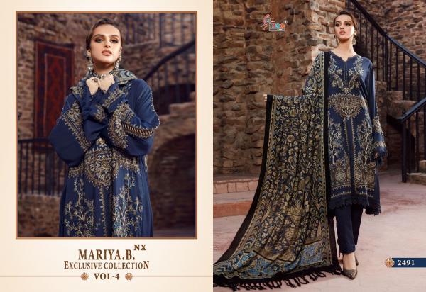 Shree Mariya B Exclusive Collection Vol 4 Nx Chiffon Dupatta Pakistani Suits